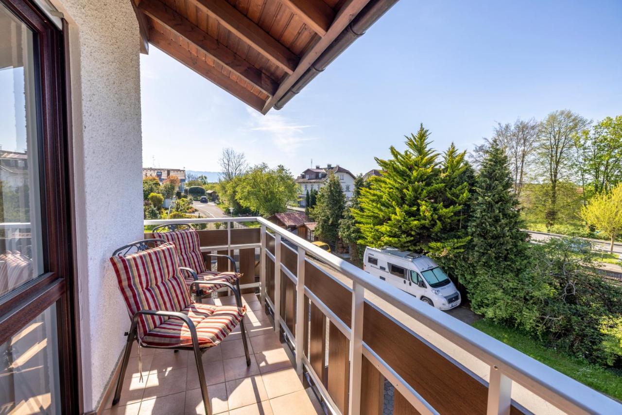 Ferienwohnung Seeblick Mit Blick Auf Die Alpen Васербург Екстериор снимка